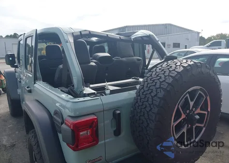 2024 Jeep Wrangler 4-Door Rubicon 4X4 z USA, uszkodzony, nr VIN 1C4PJXFGXRW289987